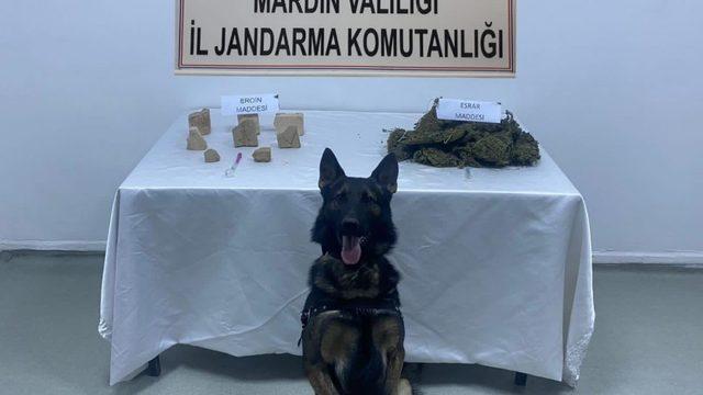Mardin’de 1 kilo 400 gram eroin ele geçirildi