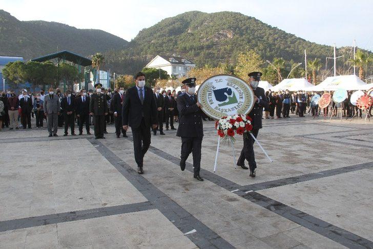 Atatürk, Fethiye’de törenle anıldı G2