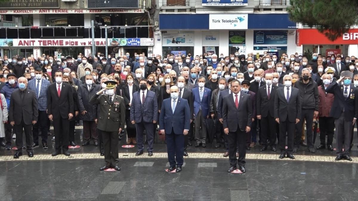 Samsun&rsquo;da &rsquo;10 Kasım Atat&uuml;rk&rsquo;&uuml; Anma G&uuml;n&uuml;&rsquo;