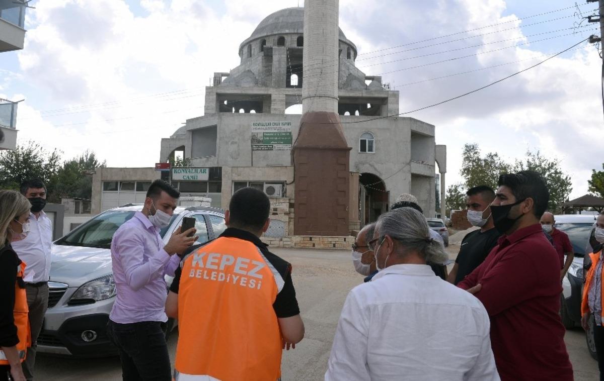 Konyalılar Camii&rsquo;nin ince şlerinin yapımı başladı