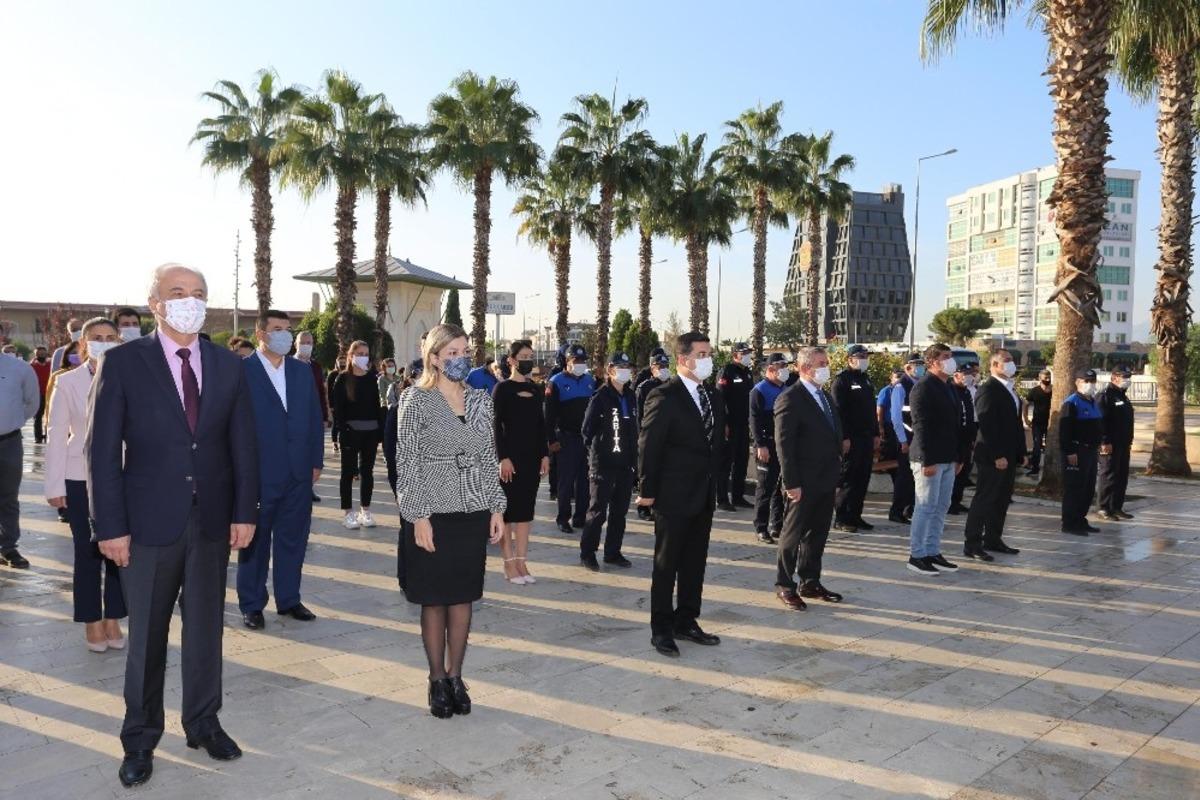 Kepez&rsquo;de 10 Kasım Atat&uuml;rk&rsquo;&uuml; anma t&ouml;reni