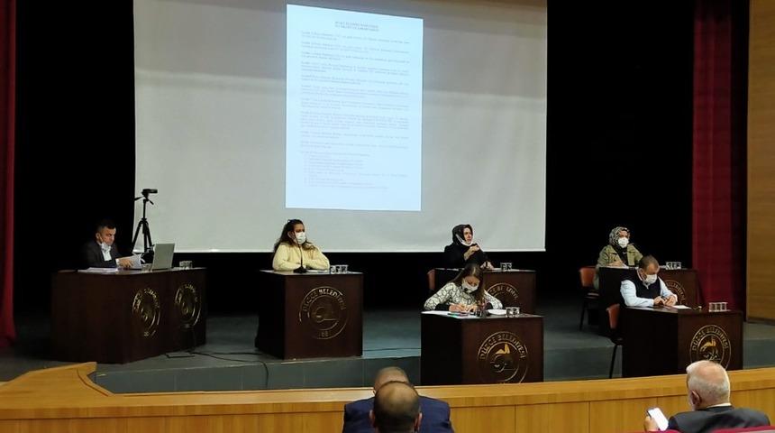 D&uuml;zce Belediyesi Kasım ayı meclis 3. birleşimi yapıldı