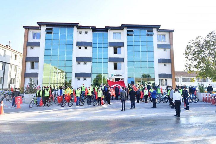 Yeşilyurt’ta 10 Kasım nedeniyle bisiklet turu düzenlendi G3