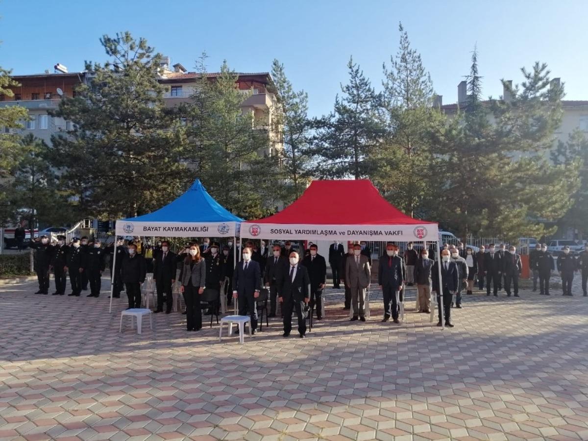 Bayat&rsquo;ta 10 Kasım anma programı