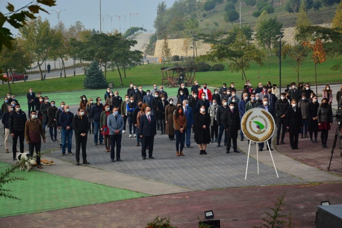 &Uuml;niversitede 10 Kasım Atat&uuml;rk&rsquo;&uuml; anma programı