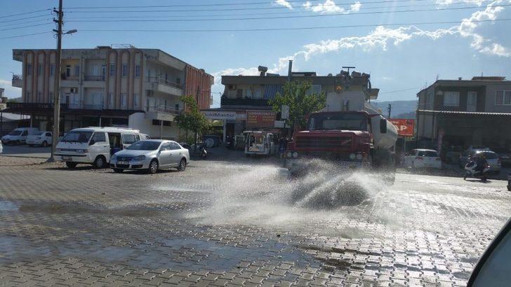 Kemer’de korona virüse karşı dezenfekte çalışmaları G1