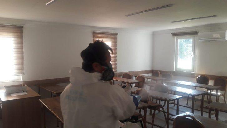 Kemer’de korona virüse karşı dezenfekte çalışmaları G2