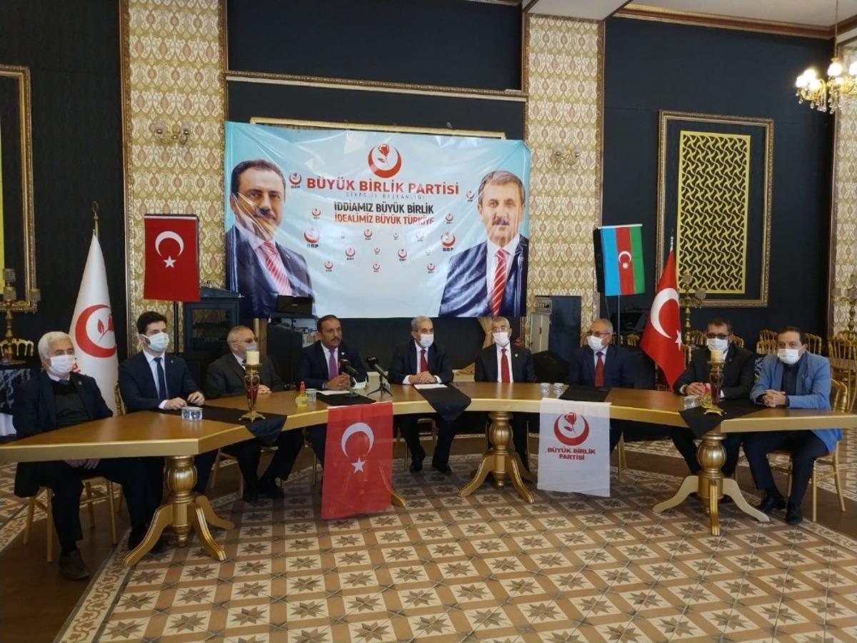 BBP Genel Başkan Yardımcısı &Uuml;rg&uuml;p, &ldquo;Sivas genel merkezde g&uuml;&ccedil;l&uuml; bir şekilde temsil edilecek&rdquo;