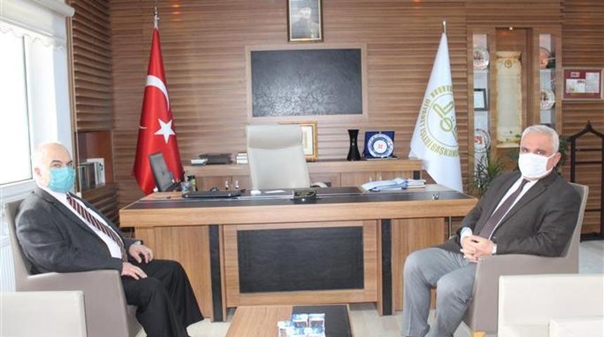 Karadağ&rsquo;dan Bilecik İl M&uuml;ft&uuml;s&uuml; Erhun&rsquo;a ziyaret