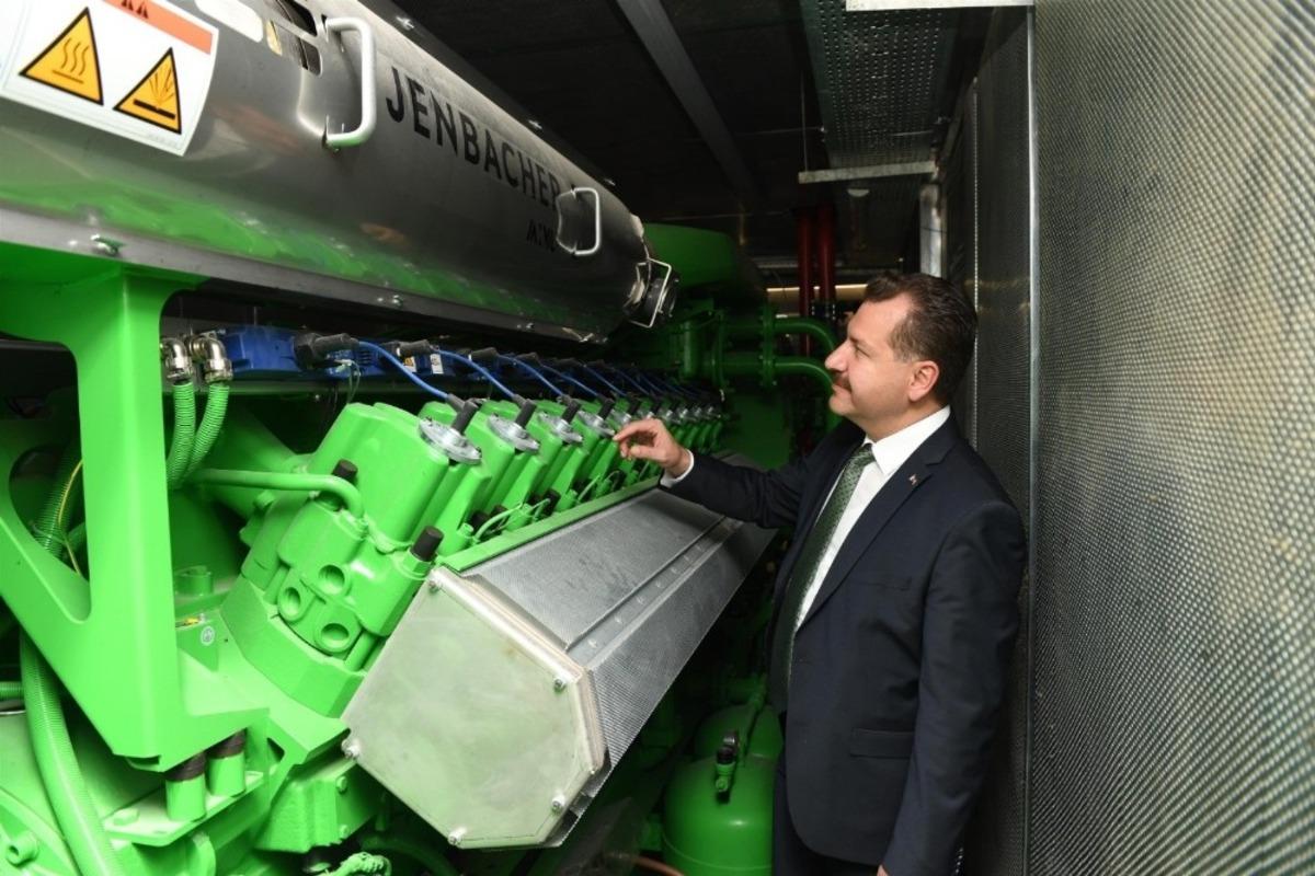 12 milyon metrek&uuml;p metan gazı enerjiye d&ouml;n&uuml;şt&uuml;