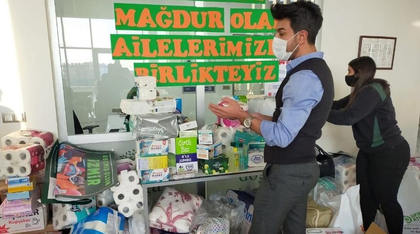 Adıyaman Doğa Koleji İzmir’de ki depremzedeleri unutmadı