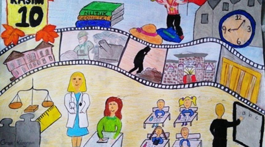 Denizli’de Atatürk’ü en iyi minik Zeynep anlattı