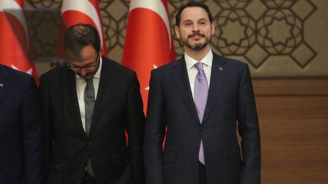 Berat Albayrak, 2018'de ilk cumhurbaşkanlığı kabinesi tanıtılırken