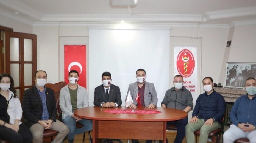 Rekt&ouml;r Aldemir&rsquo;den, Aydın Veteriner Hekimleri Odası&rsquo;na &rsquo;hayırlı olsun&rsquo; ziyareti