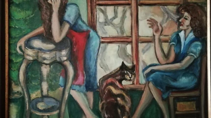 Alzheimer hastası yaptığı resimleri sanatseverlerle buluşturacak