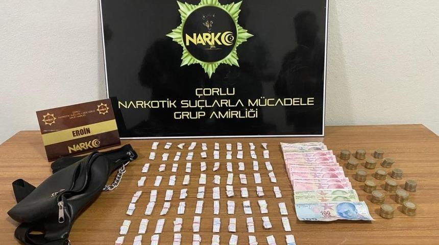 &Ccedil;oraptan uyuşturucu &ccedil;ıktı