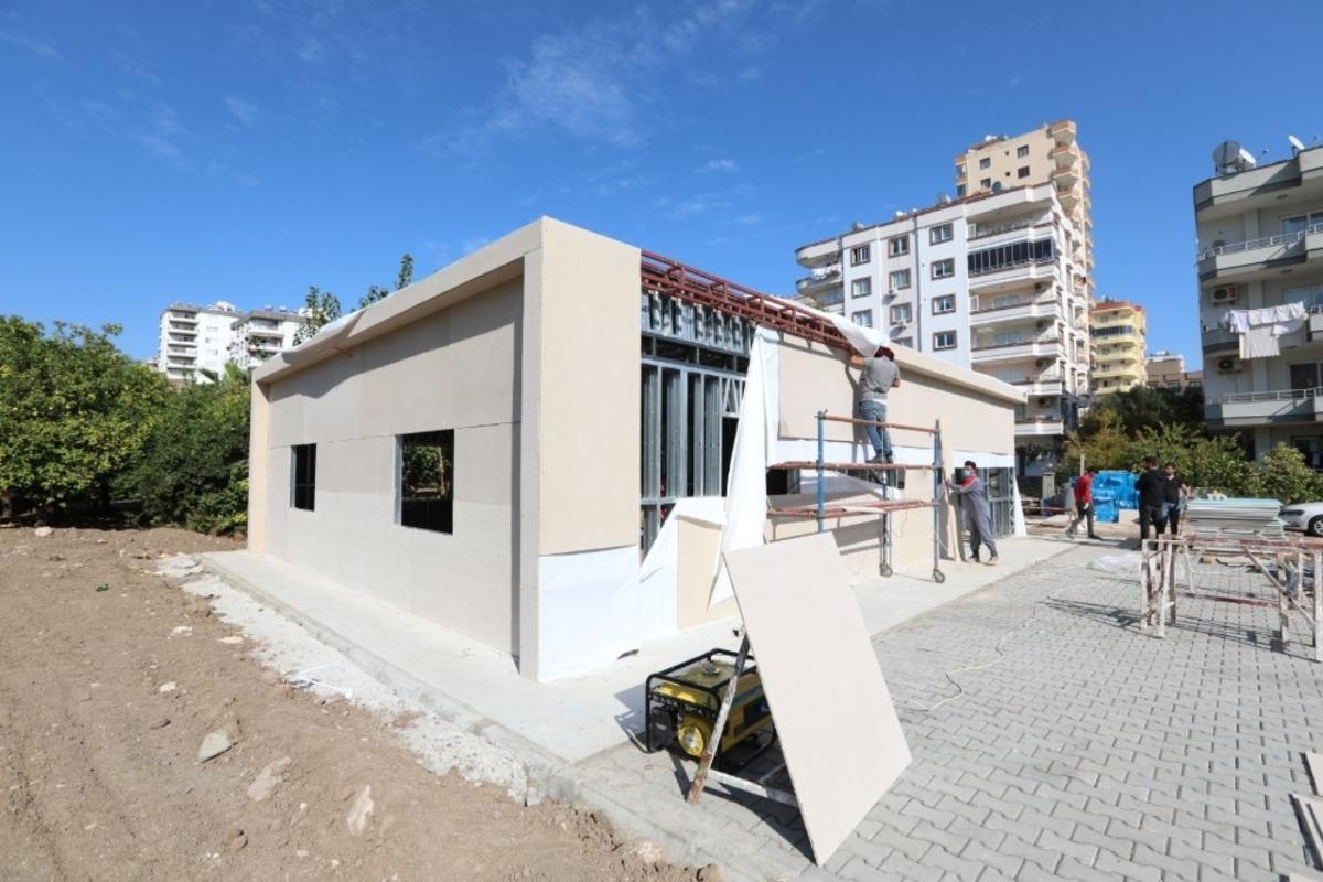 Mezitli Belediyesi Basın Evi bu ay sonu tamamlanıyor