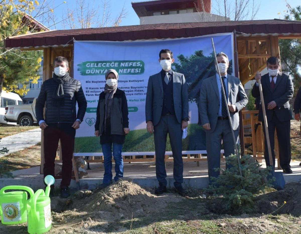 Pazarlar, Geleceğe Nefes i&ccedil;in 200 fidan dikti