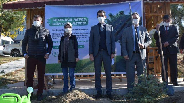 Pazarlar, Geleceğe Nefes için 200 fidan dikti