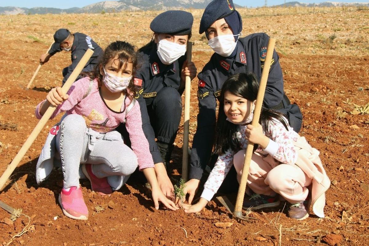 Fidanlar toprakla buluştu