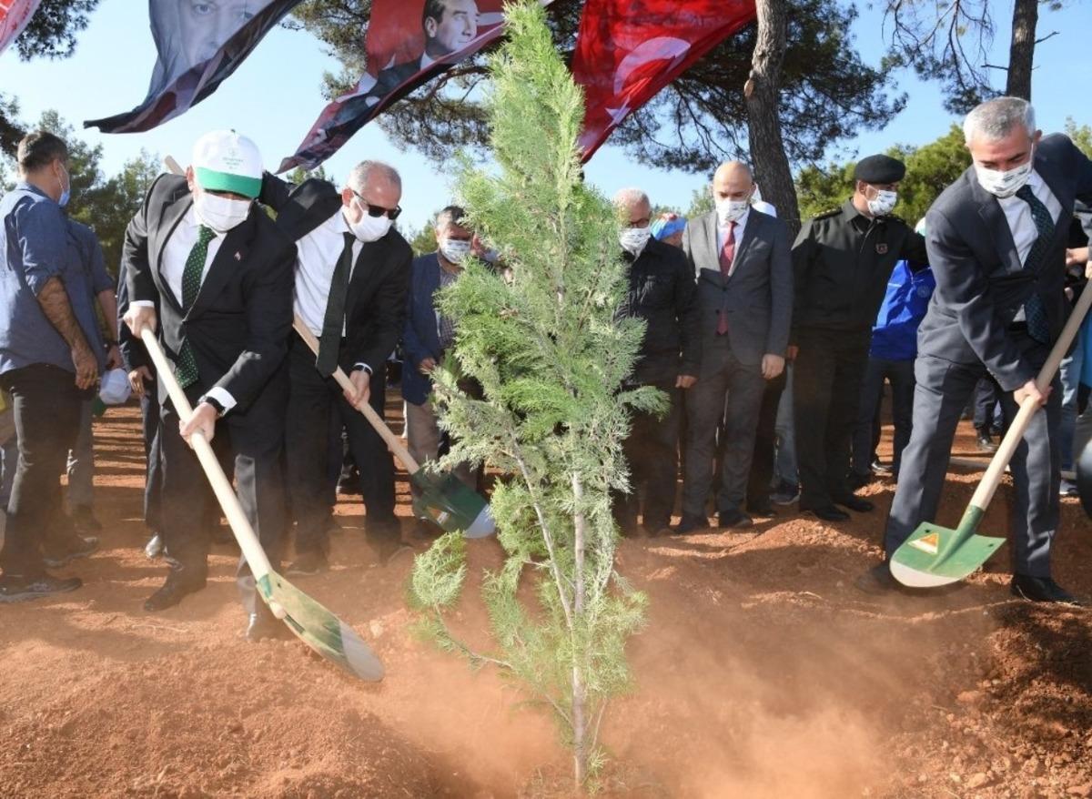 Antalya&rsquo;da &lsquo;geleceğe nefes&rsquo; seferberliğiyle fidanlar toprakla buluştu