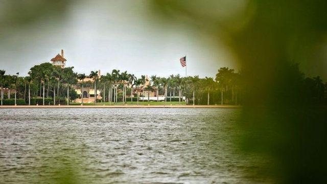 Trump ekibinin 'Kış Beyaz Sarayı' adını verdiği Mar-A-Lago.