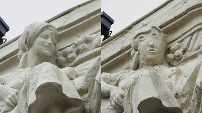 İspanya'da bir restorasyon faciası daha: Heykelin yeni yüzü karikatür gibi