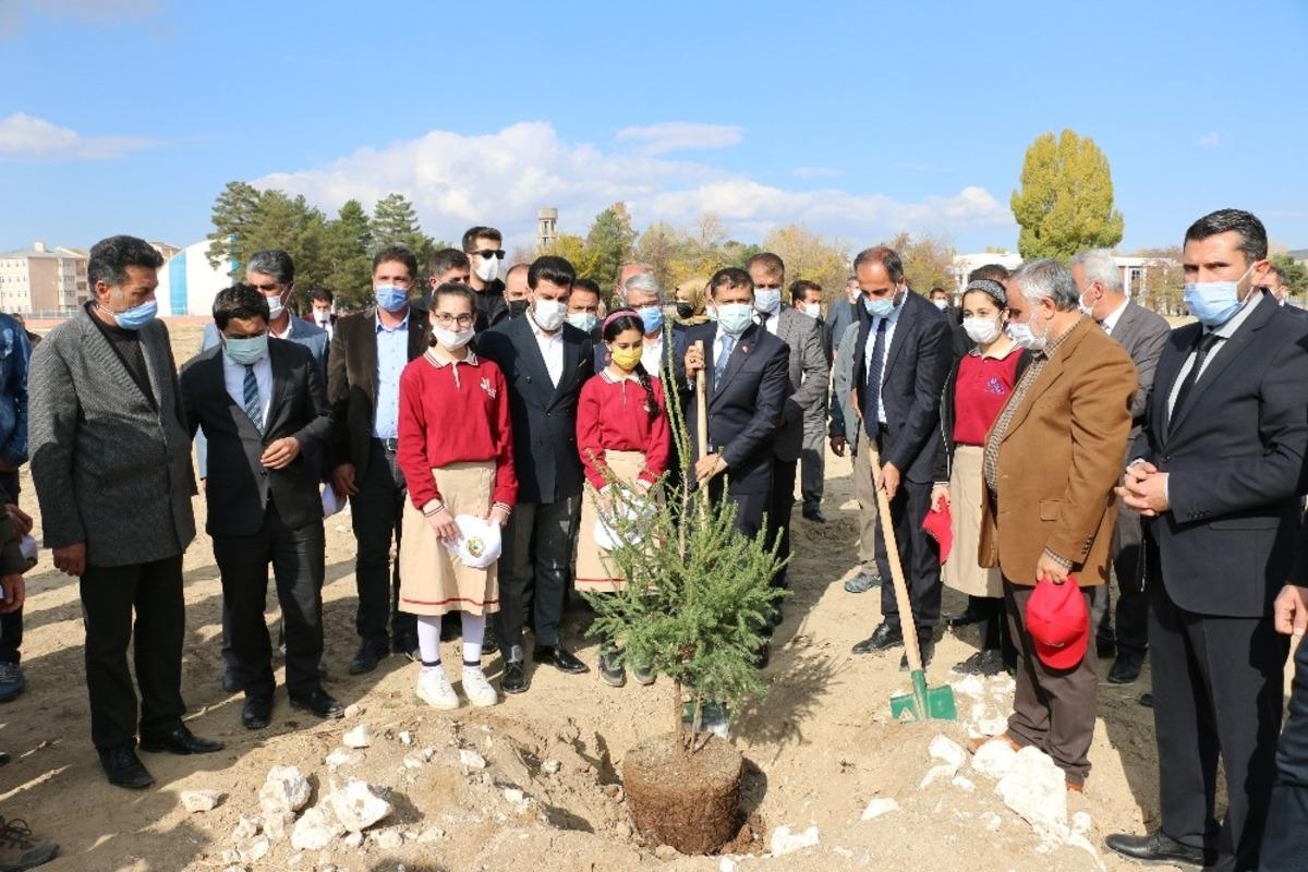 Erciş&rsquo;te fidan dikimi