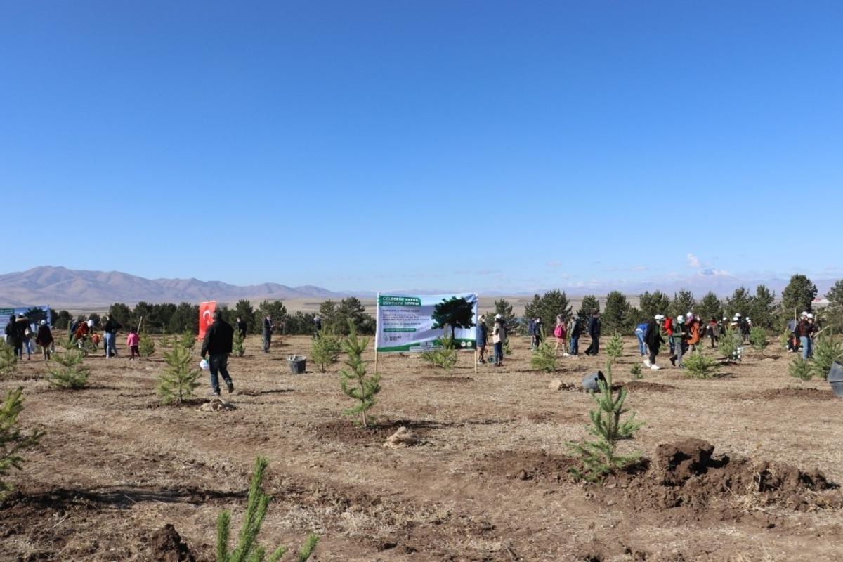 Ağrı&rsquo;da binlerce fidan toprakla buluştu