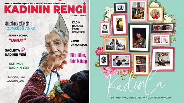 Hakkari Belediyesinin kadın dergisi çıktı