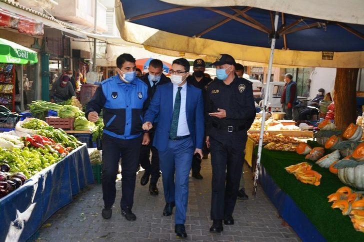 Kaymakam Ünsal’dan Covid-19 denetimi G4