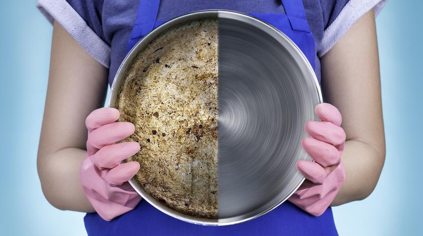 Kızartma tavası temizlemek işkence olmasın! Sirke, deterjan...