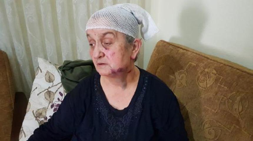Yaşlı kadını darp edip bileziklerini gasbeden şüpheli komşusu çıktı