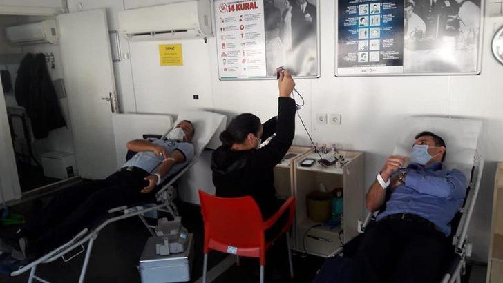 Zabıta memurlarından kan bağışına destek G1