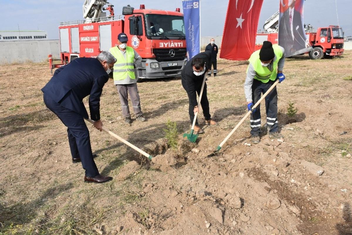 Eskişehir OSB&rsquo;den geleceğe 10 bin fidan
