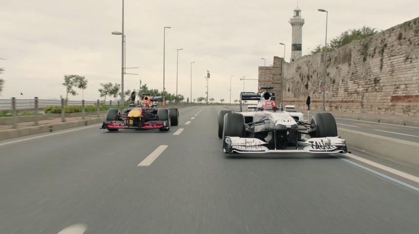İstanbul tanıtımı için Formula 1 pilotlarıyla film çekimi gerçekleştirildi
