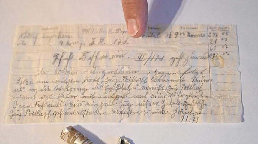 Fransa'da Birinci D&uuml;nya Savaşı'ndan kalma g&uuml;vercin mesajı bulundu