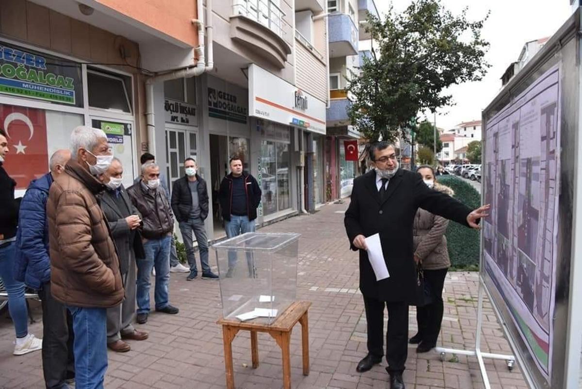 &Ccedil;an Belediyesi sokakta yapılacak değişiklik i&ccedil;in sandık kurdu