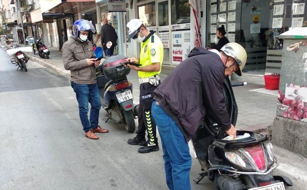 Nazilli&rsquo;de 1510 motosiklete 650 bin TL ceza uygulandı