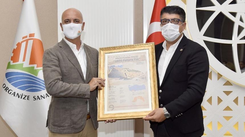 OSB Başkanı Ali Bahar, ANTİAD’ı konuk etti