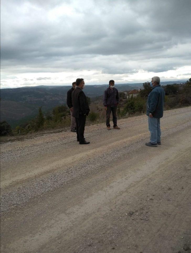 Köy içi yollarda iyileştirme çalışması G4