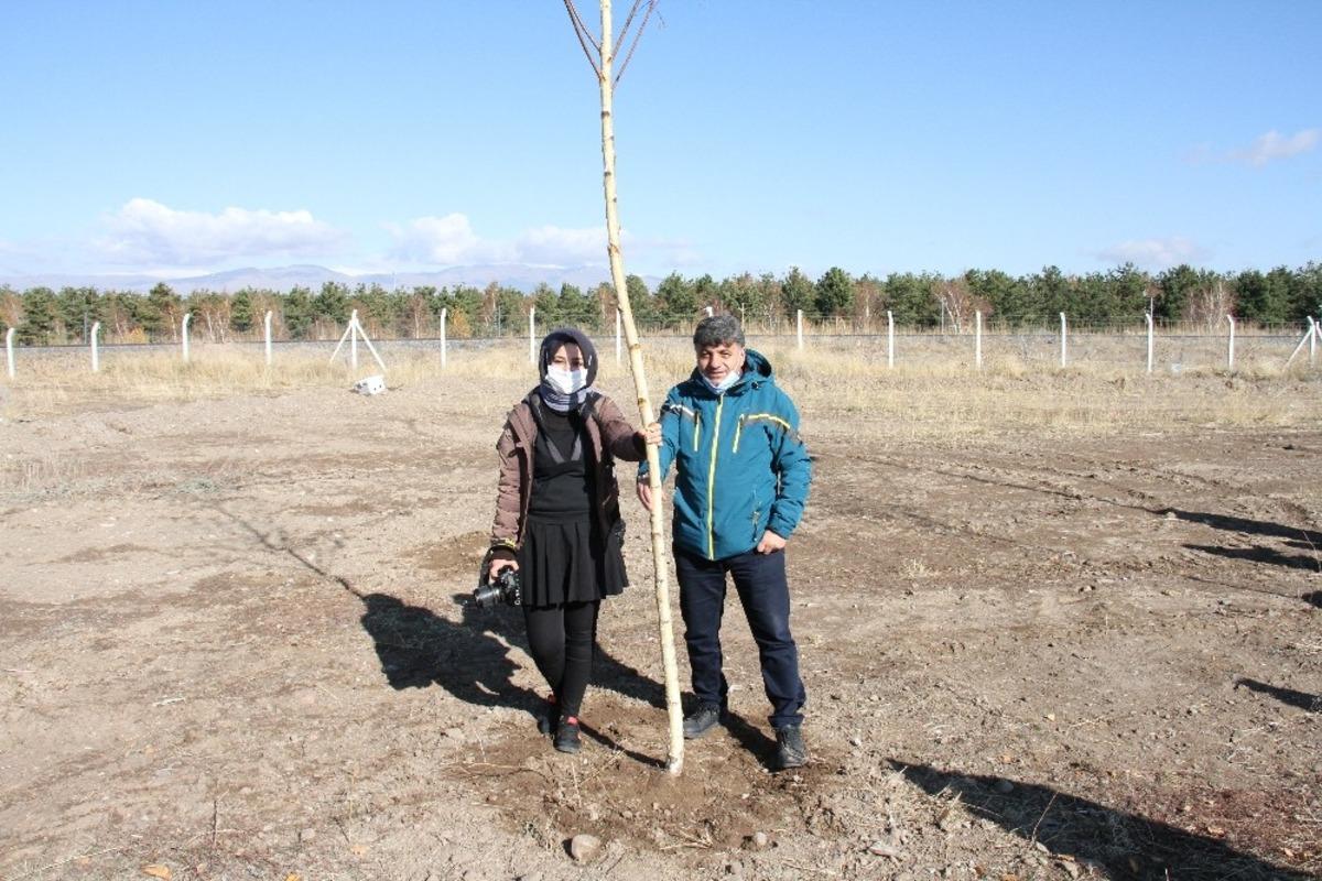 Erzurum GSİM bin fidan dikti
