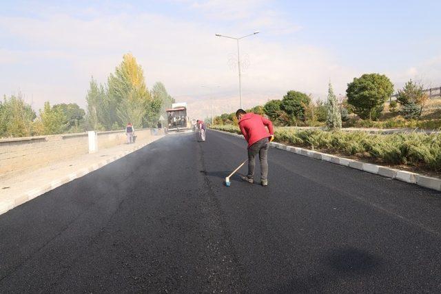 Kış öncesi asfalt çalışması