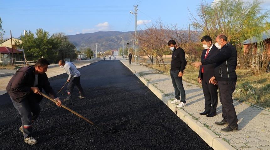 Kış &ouml;ncesi asfalt &ccedil;alışması