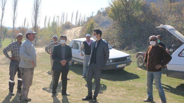 Kaymakam ve Başkan’dan köprü yapan vatandaşlara teşekkür ziyareti