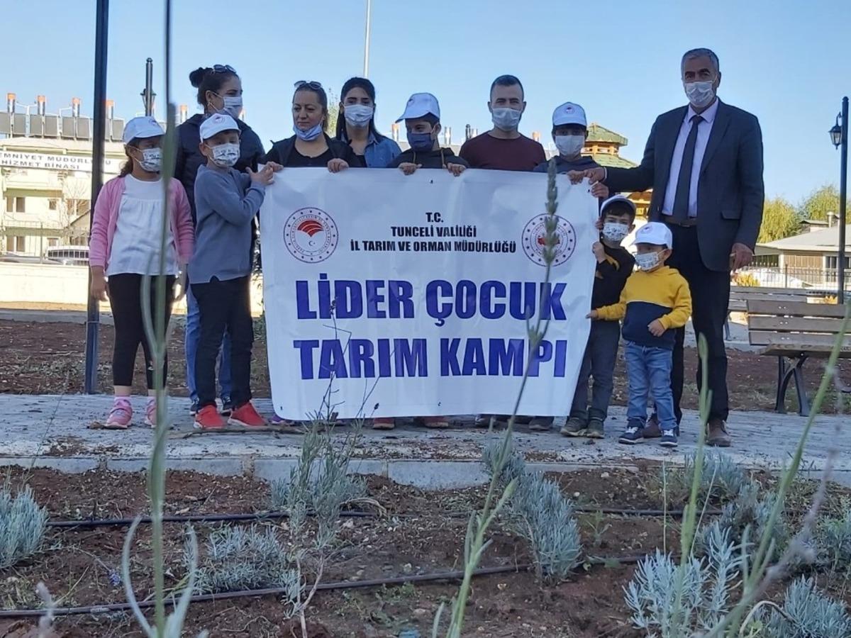 Tunceli&rsquo;de &ldquo;Lider &Ccedil;ocuk Tarım Kampı&rdquo; etkinliği