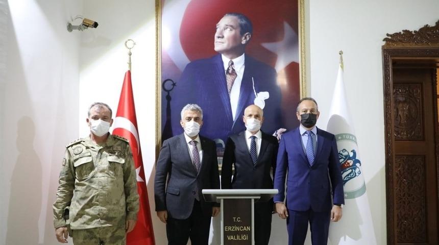 İZDES heyeti, Erzincan Valiliğine çalışma ziyaretinde bulundu