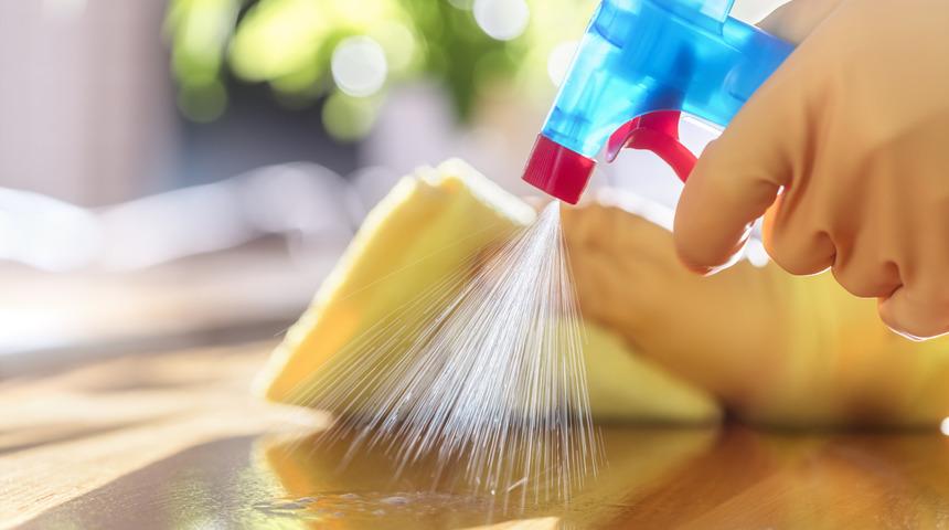 3'&uuml; bir arada: Cam temizliyor, yağ s&ouml;k&uuml;yor, evi dezenfekte ediyor