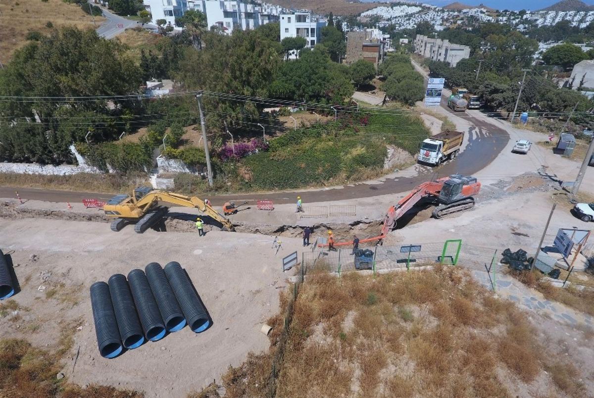 Bodrum kanalizasyonunun 46 kilometresi tamamlandı