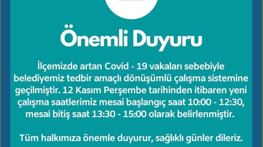 Germencik Belediyesi d&ouml;n&uuml;ş&uuml;ml&uuml; &ccedil;alışma sistemine ge&ccedil;ti
